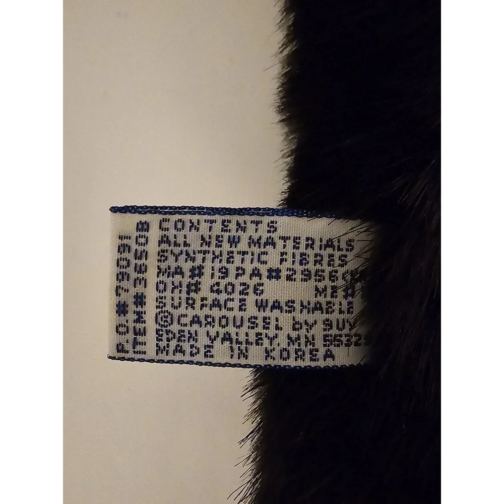 Carousel by Guy Faux‎ Fur Doll Teddy Bear Coat 14